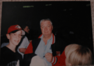 A giddy me 14 years ago with the great Rick Jeanneret