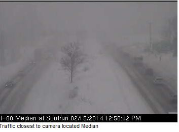 A Traffic Cam from I-380 in the Pocono's on Saturday Afternoon